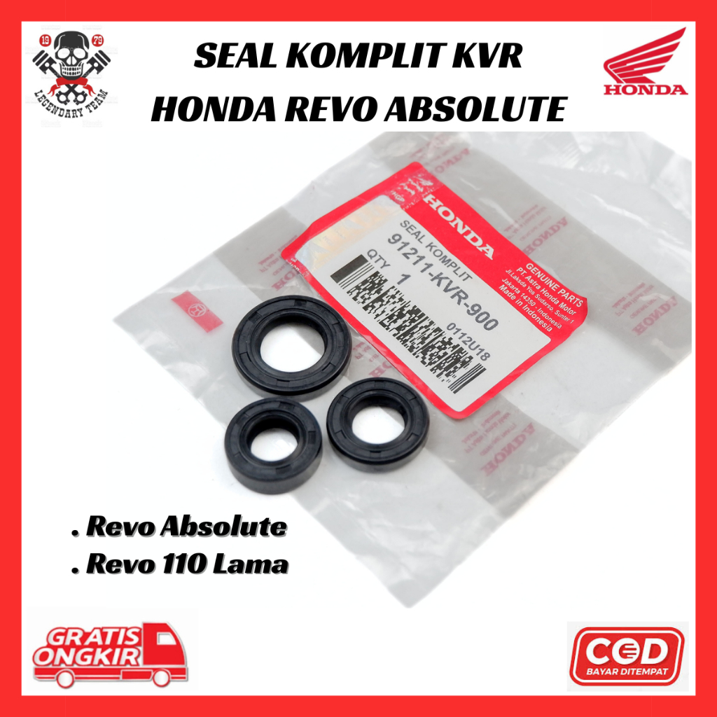 Seal Komplit Revo Absolute / Sil Komplit Honda Revo 110 Lama - Revo Absolute KVR