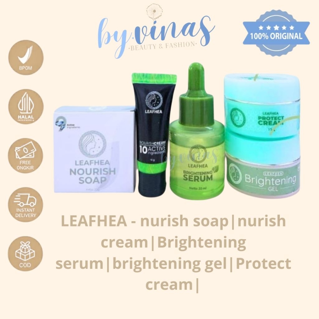 LEAFHEA - PAKET SKINCARE LEAFHEA ORIGINAL 100% GARANSI MEMBER LEAFHEA (BPOM)