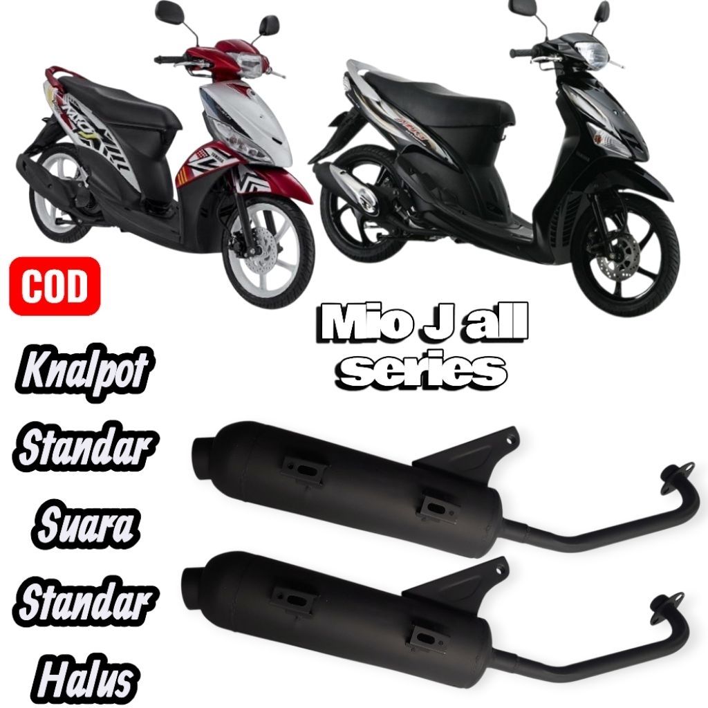 Knalpot Standar Variasi Mio J / Mio Gt / X-Ride / Fino Fi | Suara Standar Halus