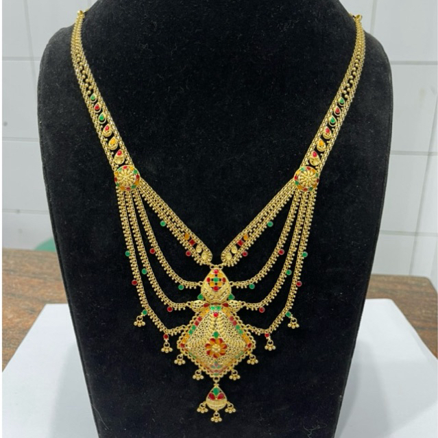 kalung kerawang motif dubai simple elegant mewah emas asli kadar 700