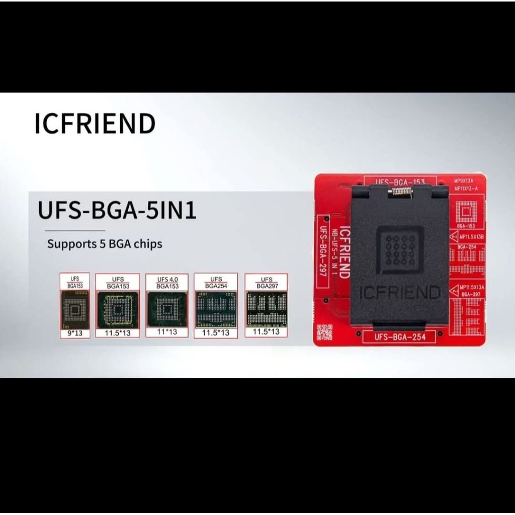 Socket ic friend Ufs 5in1 new version(baru)