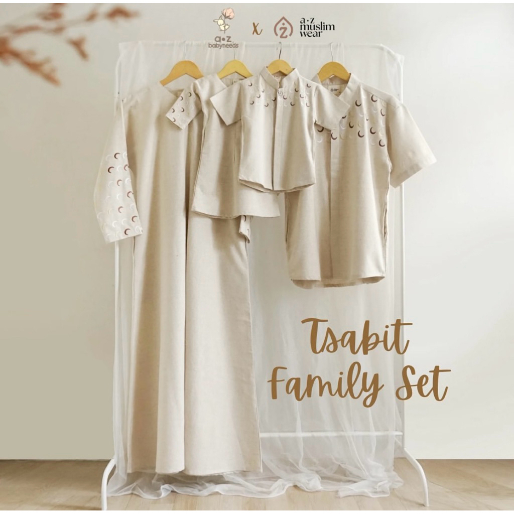 PRELOVED Abaya Dewasa Abaya Anak Koko Dewasa Koko Anak Sarimbit Family Set - Tsabit Family Set