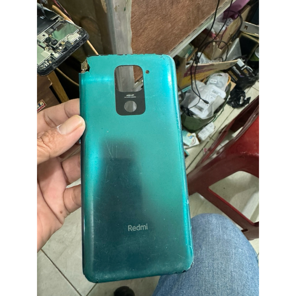 BACKDOOR TUTUP BELAKANG XIAOMI REDMI NOTE 9 ORIGINAL COPOTAN