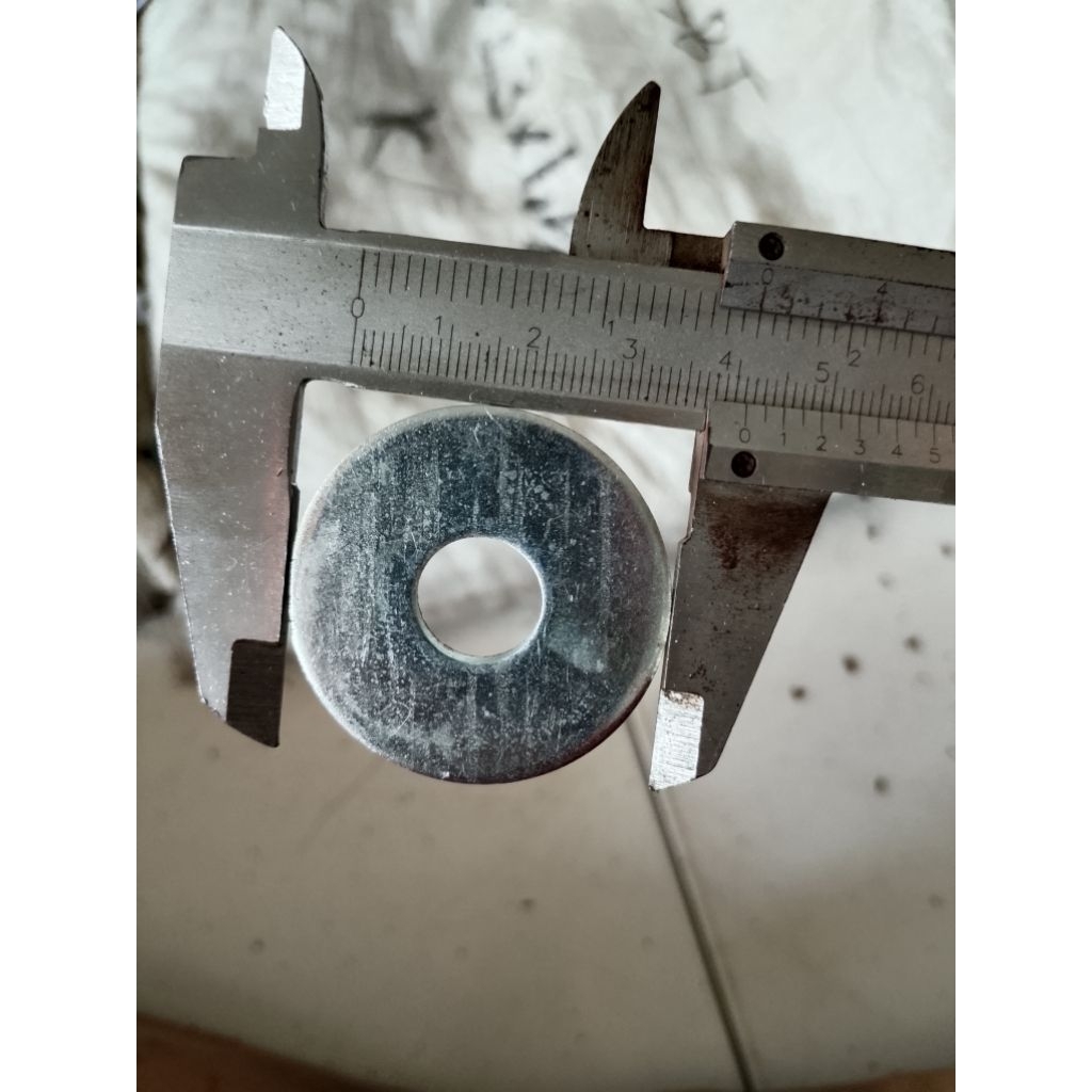 Ring plat galvanis m12 tebal 3mm, lebar 41mm