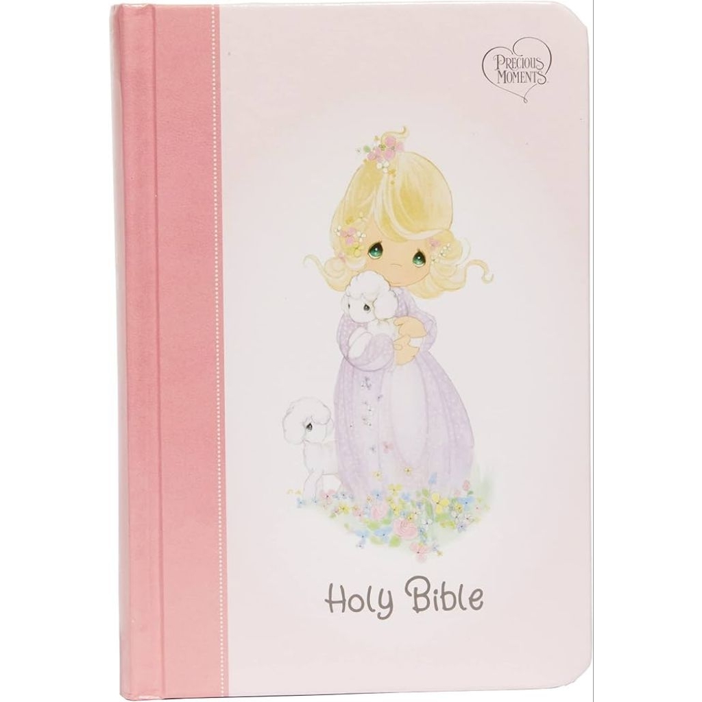 Thomas Nelson NKJV, Precious Moments Small Hands Bible, Hardcover, Pink, Comfort Print: Holy Bible, 