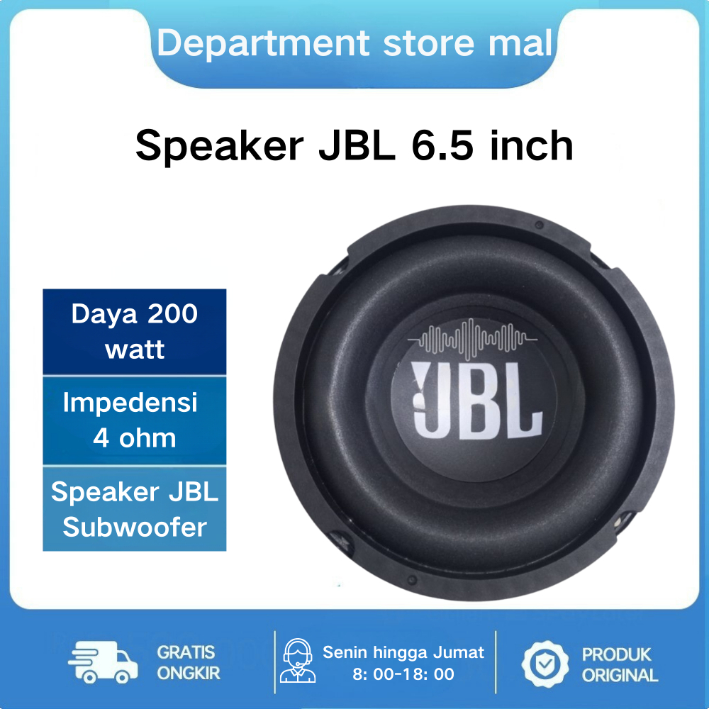 Speaker Subwoofer JBL 6.5 inch 4 ohm 200 watt | Fullrange | Woofer