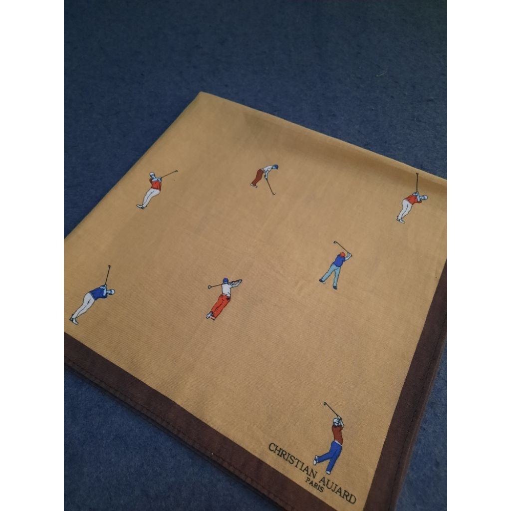 Saputangan Christian Aujard Original Vintage Rare Handkerchief