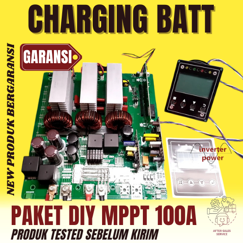 MPPT Rating 100A Solar Charging Controler rating 100a 100 amper TANPA BOX mppt solar charging 100A T