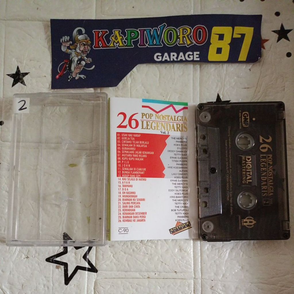 KASET PITA,,,26 POP NOSTALGIA LEGENDARIS VOL. 2