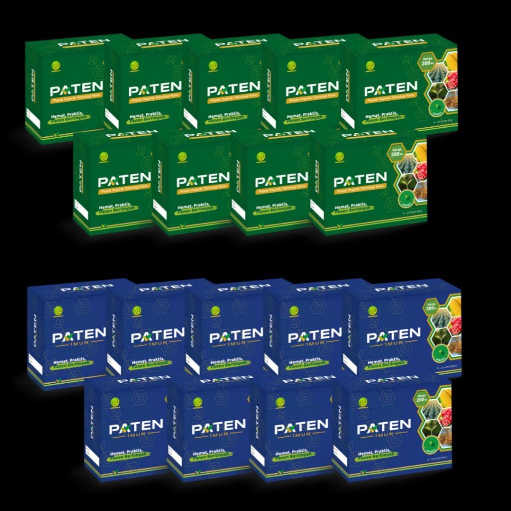 HEMAT TERBATAS 10 PASANG PUPUK PATEN IMUN BIRU & PATEN HIJAU | PUPUK ORGANIK PUPUK SUPER HEMAT PATEN