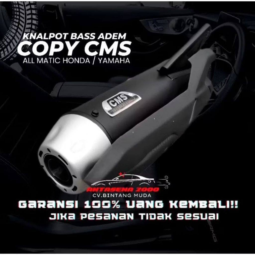 Knalpot Standar Racing Fullset Bas Adem Mio sporty Mio soul Gt Mio M3 Beat Deluxe Beat fi Beat Karbu