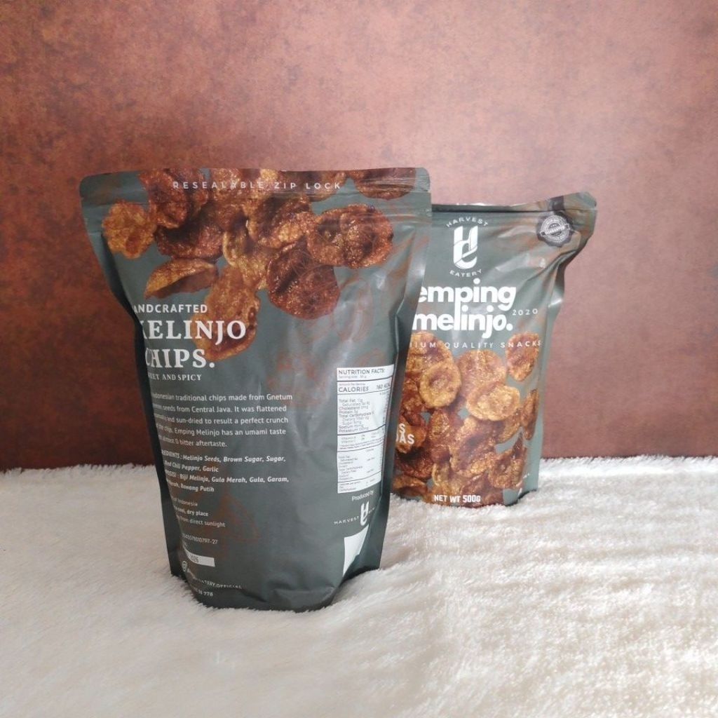 Terbaru Emping Melinjo Manis Pedas Harvest Eatery 500gr