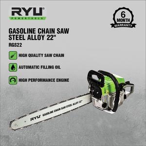 Ryu By Tekiro Chain Saw 22"/MESIN GASOLINE CHAINSAW LASER TIP 22 INCH/SENSO/MESIN GERGAJI POTONG KAY