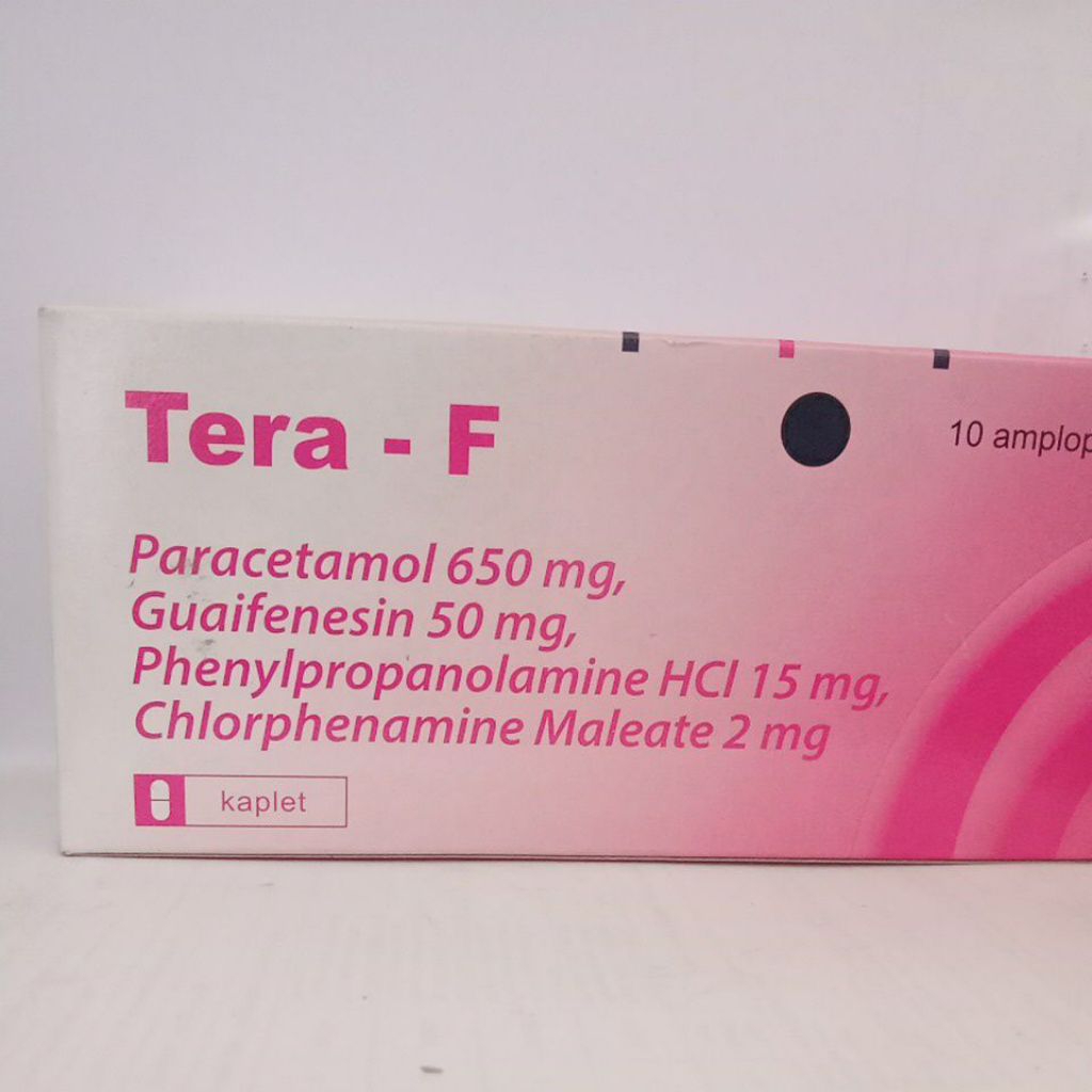 tera-f strip 10tablet obat flu,demam,batuk