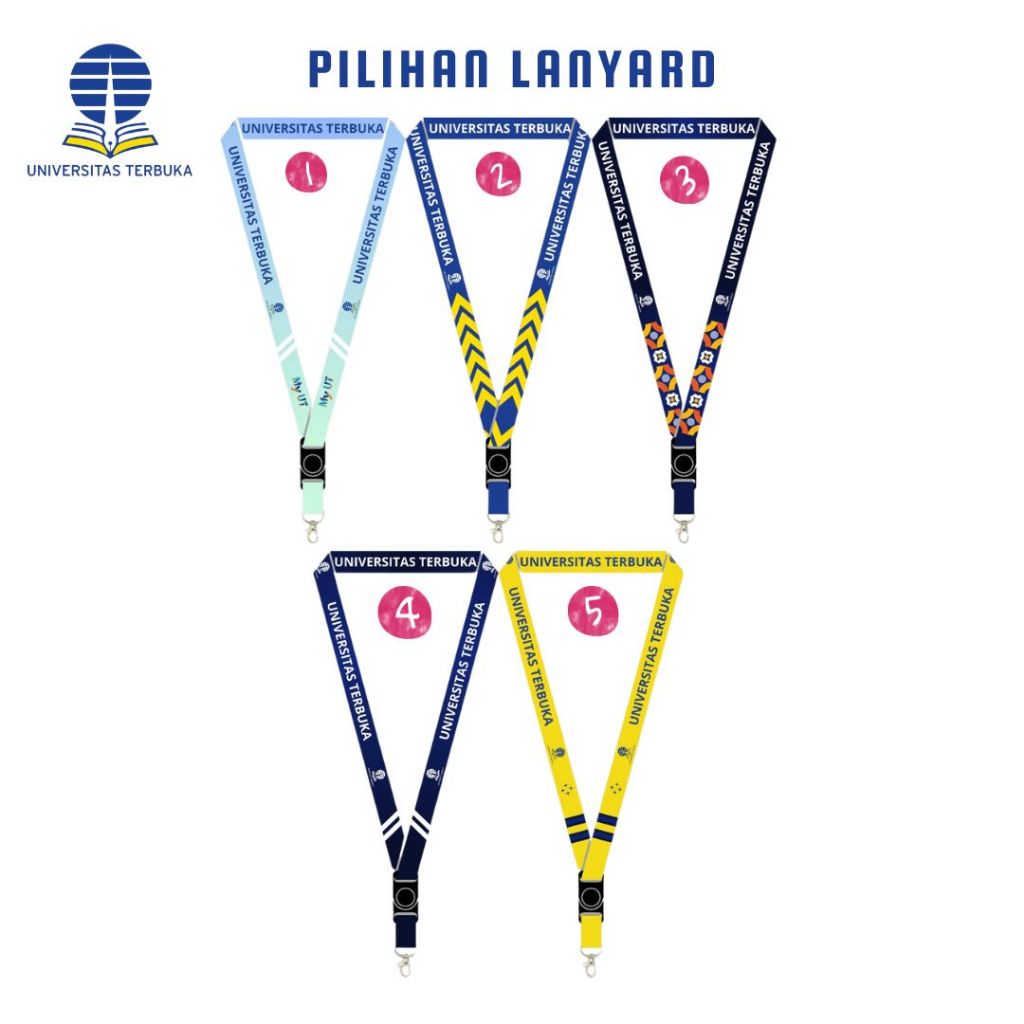 Ready Stock Lanyard + KTM Universitas Terbuka PREMIUM
