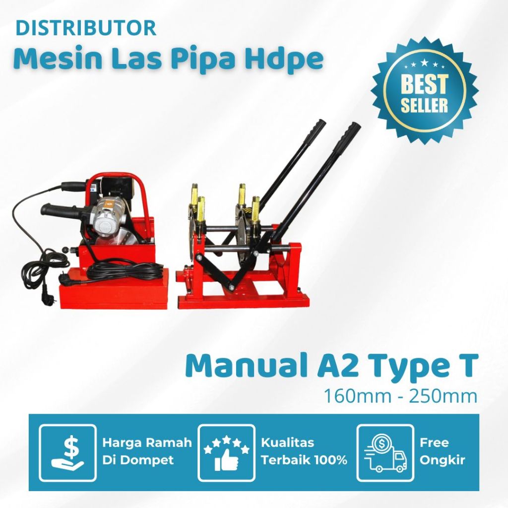 Mesin Las Butt Fusion SHDS 200mm Untuk Pipa HDPE Butt Fusion Welding Machine