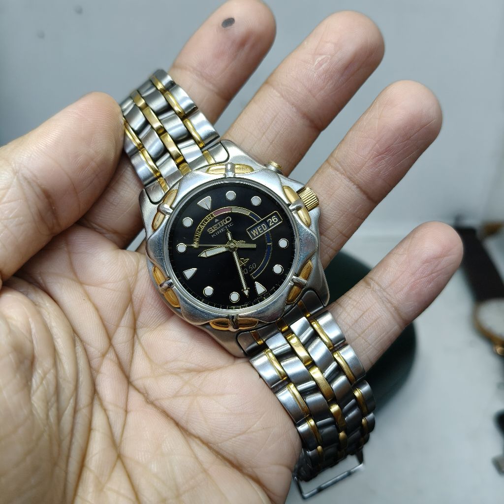 Seiko Kinetic SQ 50 Sapphlex crystal