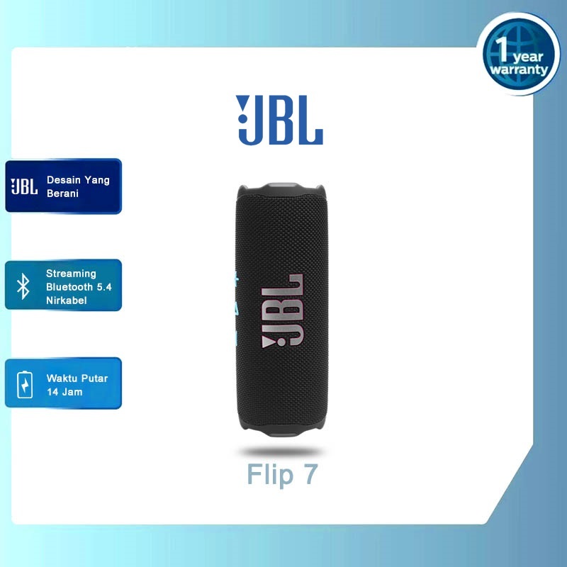 100% ORI JBL Flip 7 Speaker Bluetooth Speaker Powerful Sound and Deep Bass utdoor and Travel Speaker