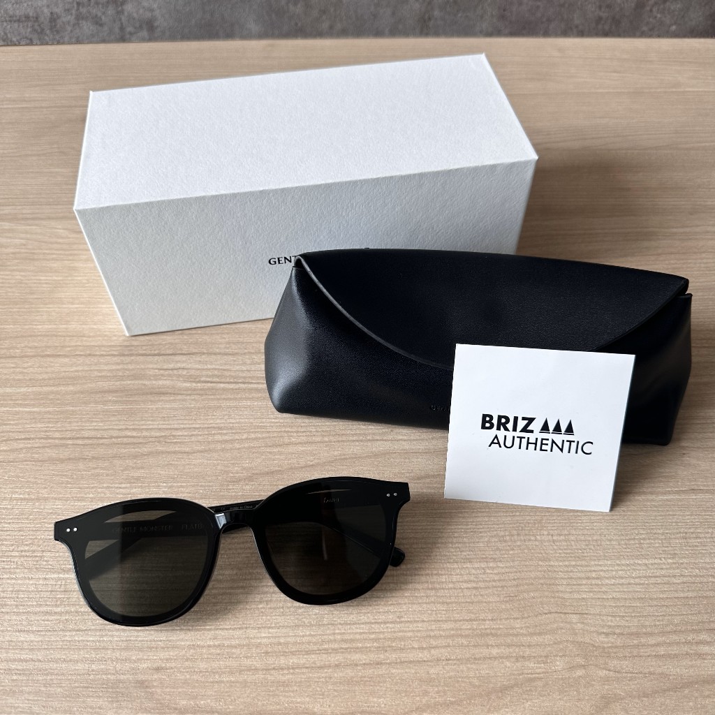 Kacamata Hitam Fashion Pria Wanita GM Lang 01 Black Sunglasses / Kacamata / Sunglasses 100% ORIGINAL