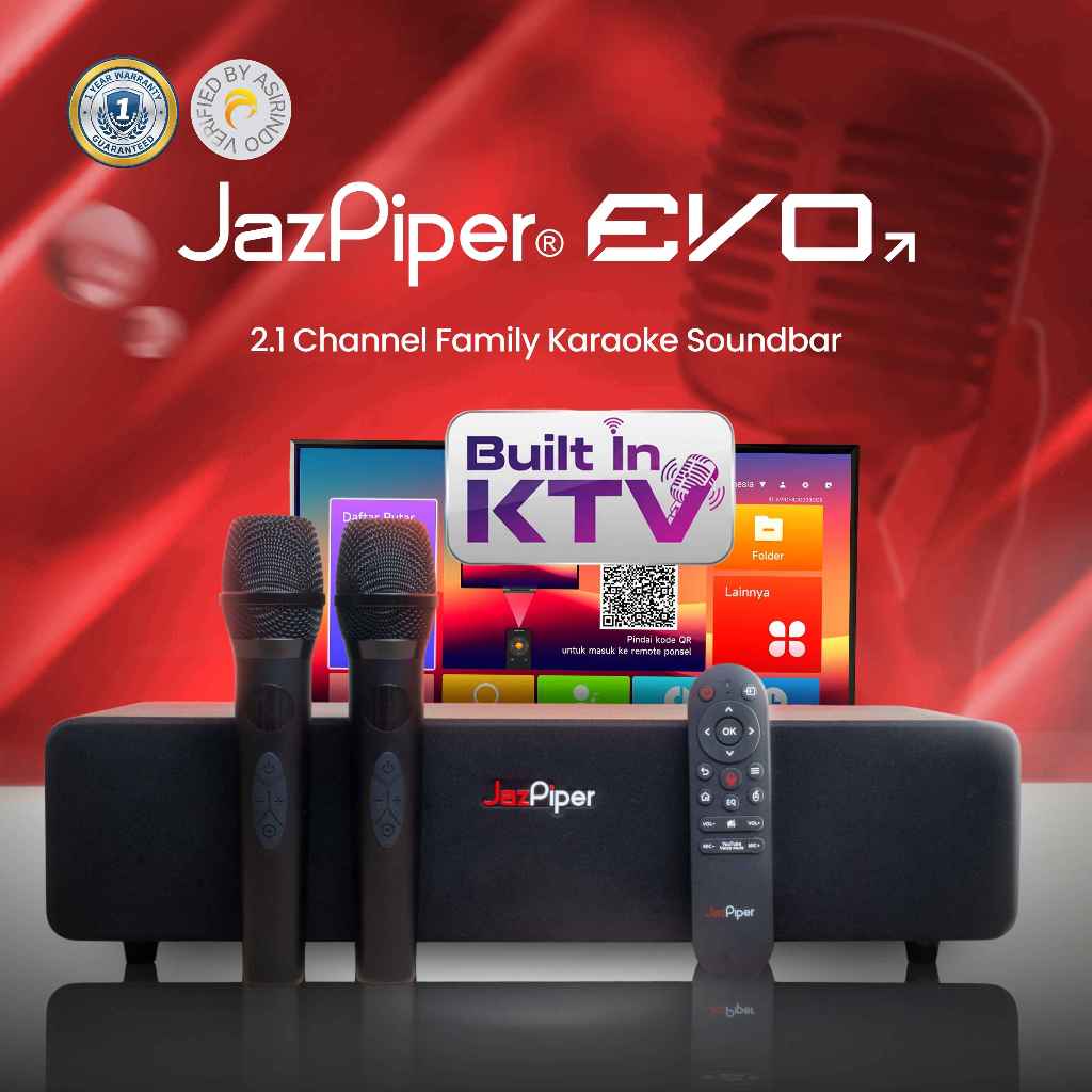JazPiper EVO - Family Karaoke Set / Karaoke Set Praktis / Alat Karaoke Rumahan