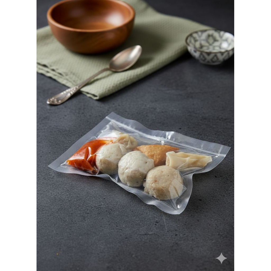 Pentol Mercon Jawara | Pentol isi | Sudah dapat bumbu kuah & sambal | Harga per 1 pack