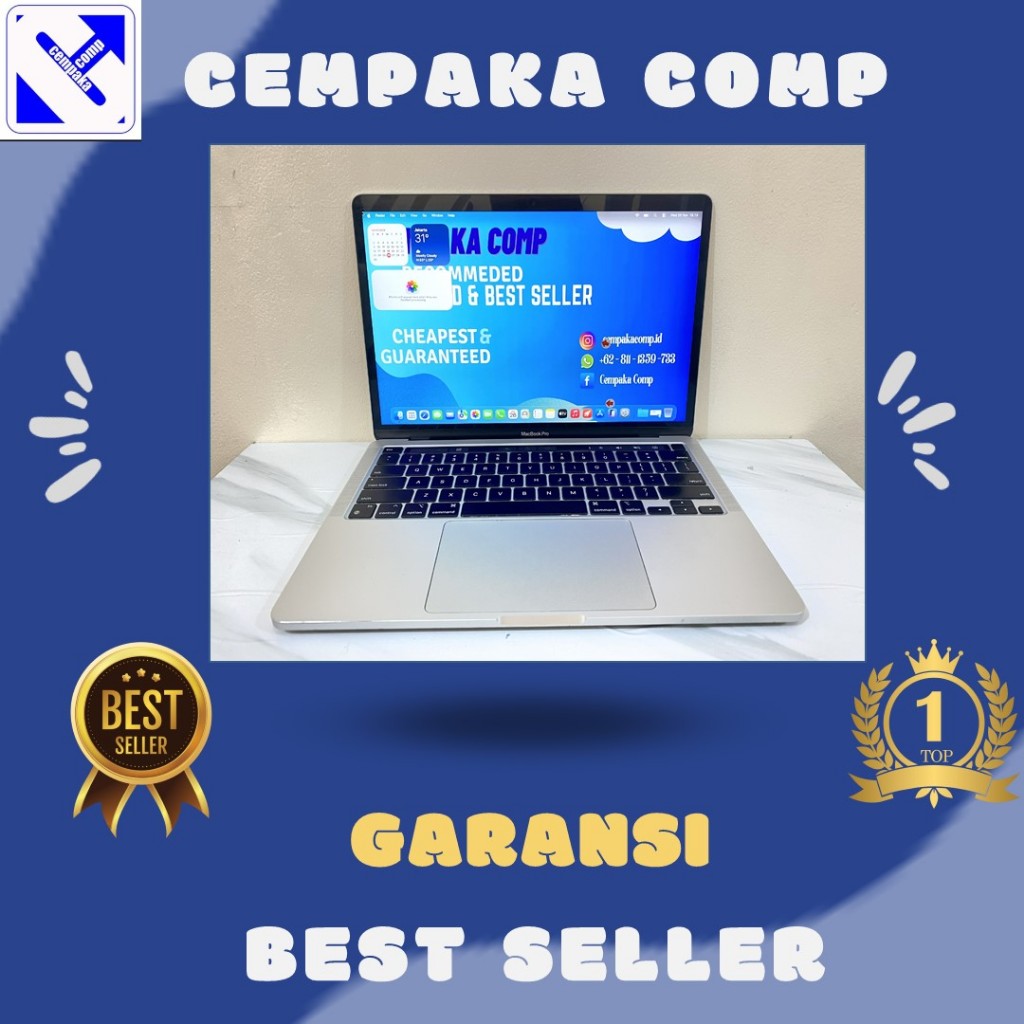 MacBook Pro 2020 M1 13inch 16GB SSD 256GB Waranty