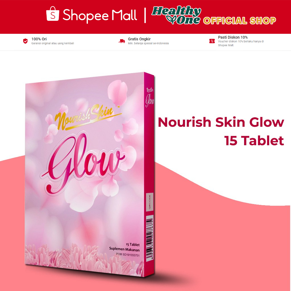 Nourish Skin Glow 15'S/Suplemen Kulit/Vitamin Kulit