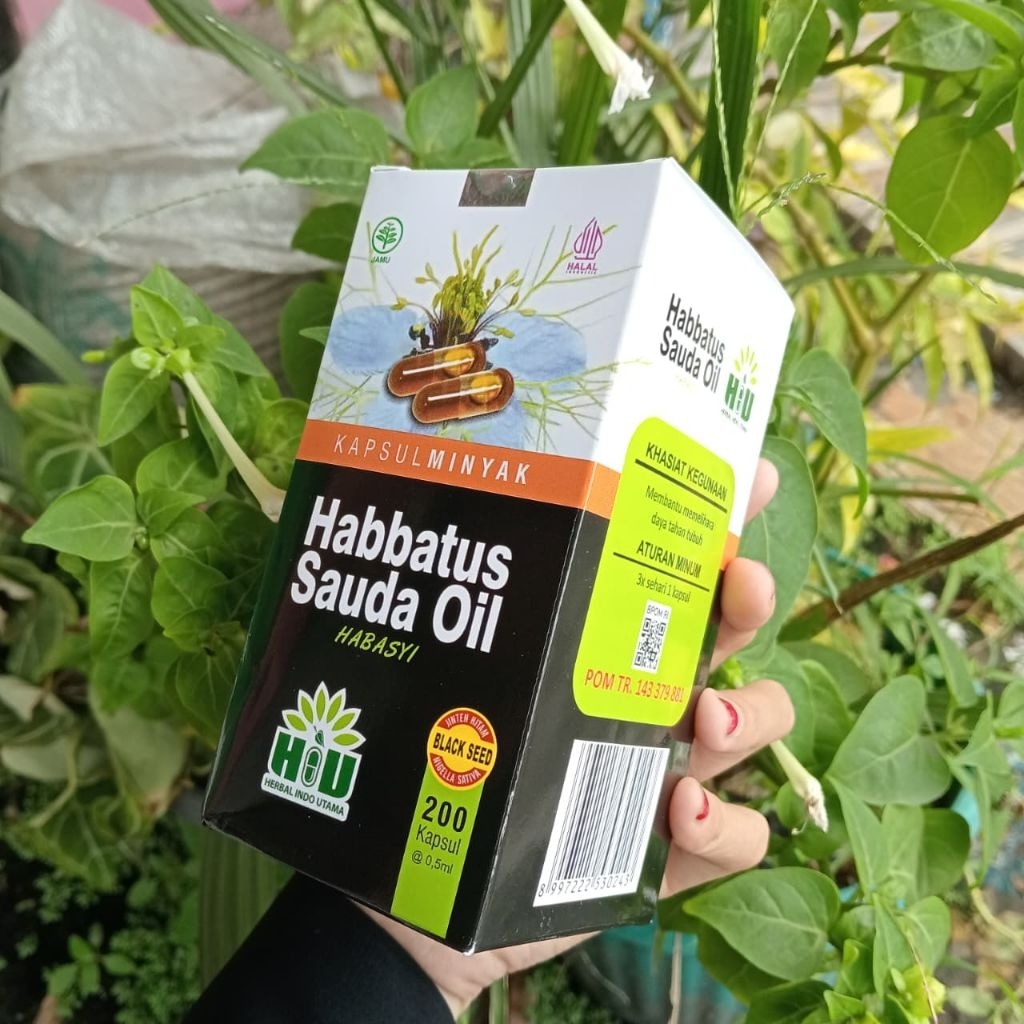 Habbatussauda Oil HIU Kapsul Minyak 200 Kapsul Daya Tahan Tubuh