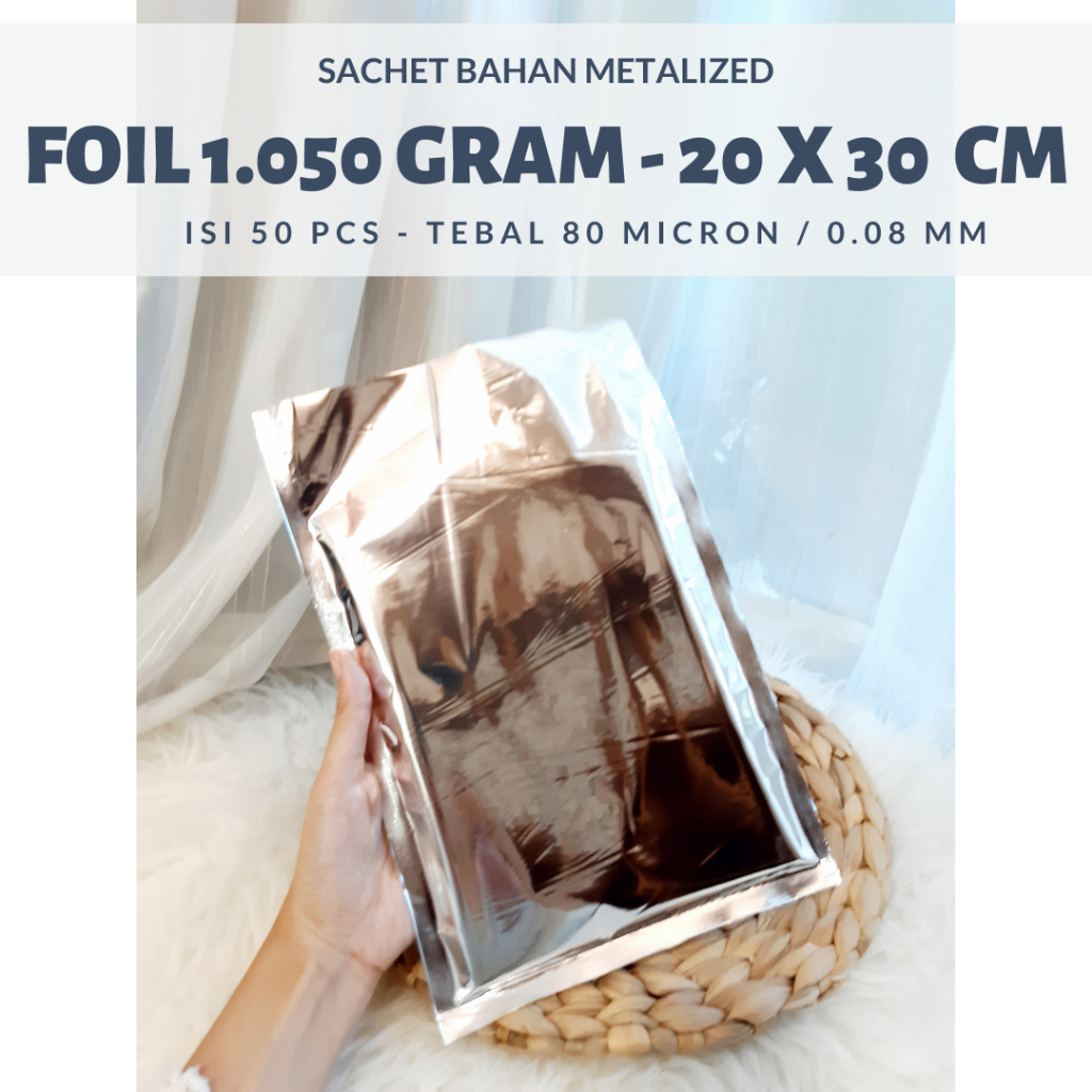 20x30 ALUMINIUM FOIL UNTUK KEMASAN COKLAT / PLASTIK KEMASAN PREMIUM/ ALUMUNIUM FOIL  KEMASAN KOPI