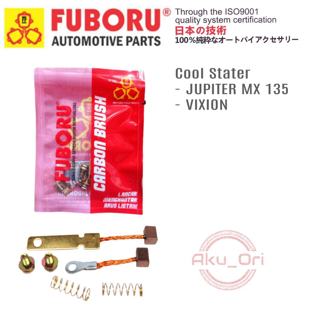 COOL STATER JUPITER MX FUBORU arang kul dinamo stater carbon brush jupiter mx 135 vixion mx new