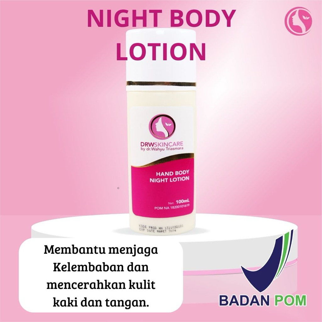 DRW SKINCARE NIGHT BODY LOTION PREMIUM/ lotion yellow