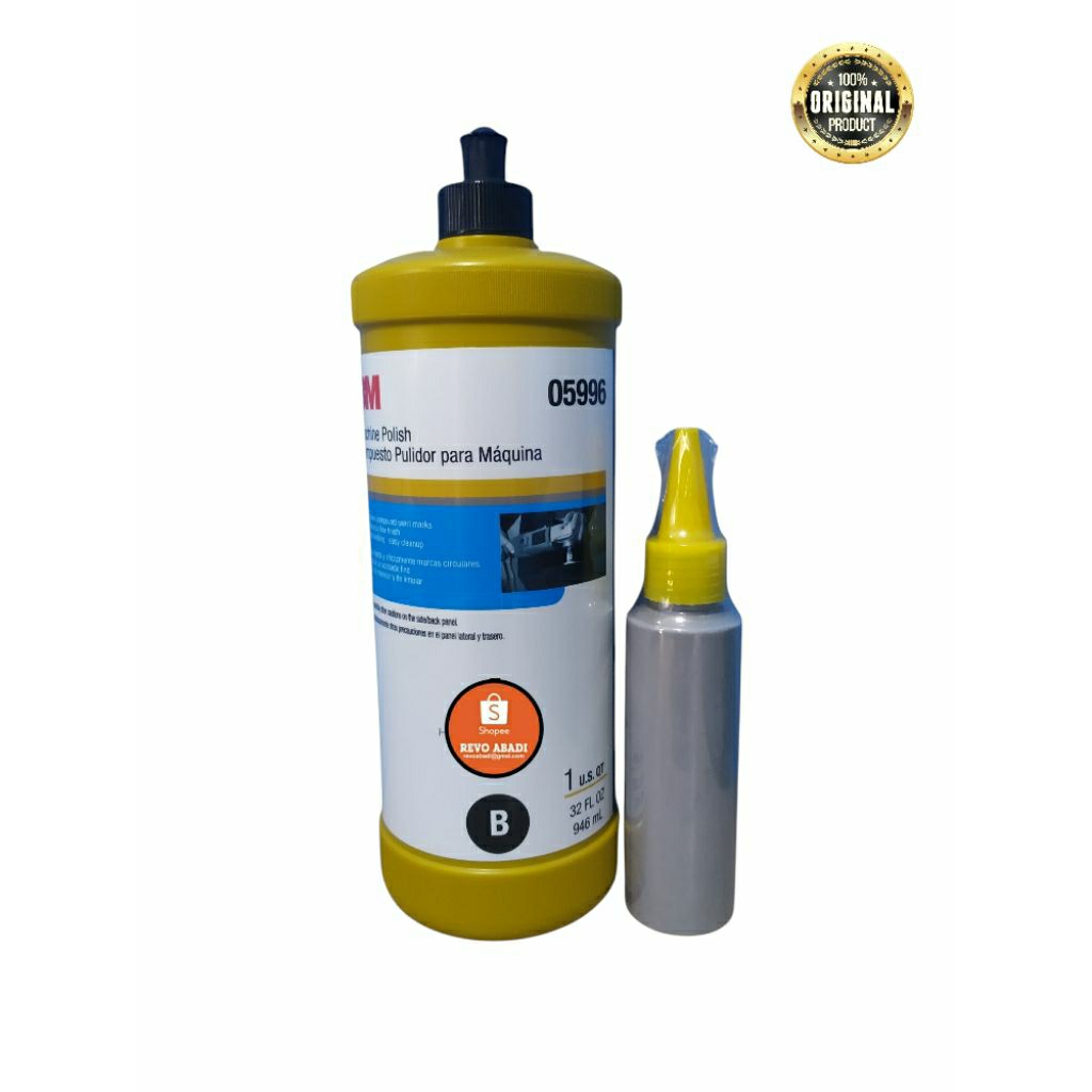 3M 5996 Polishing Glaze / Machine Polish 3M (Repack/ Refil/ Eceran) isi original