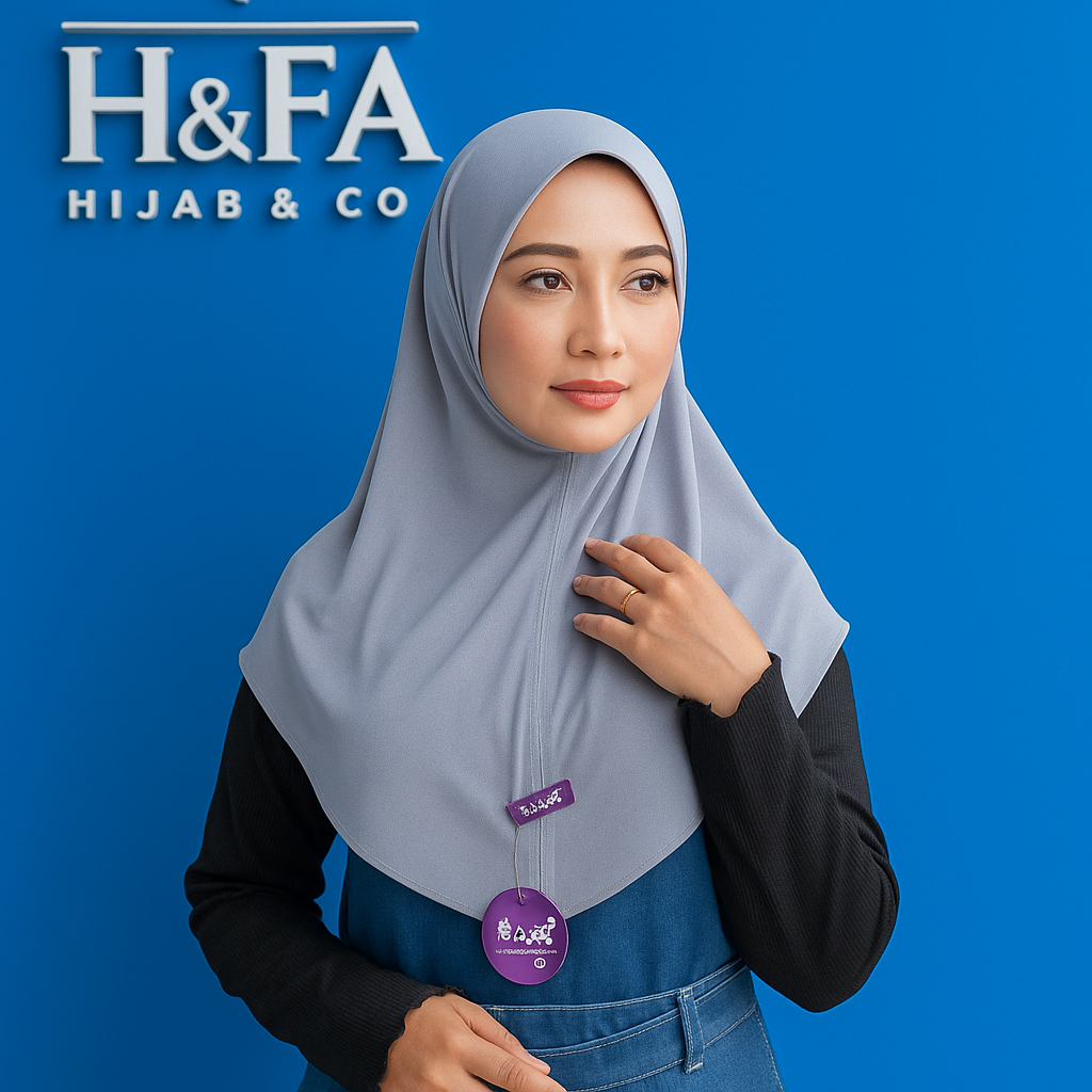 Hijab Bergo Instan Sport Jersey Premium Non Pet