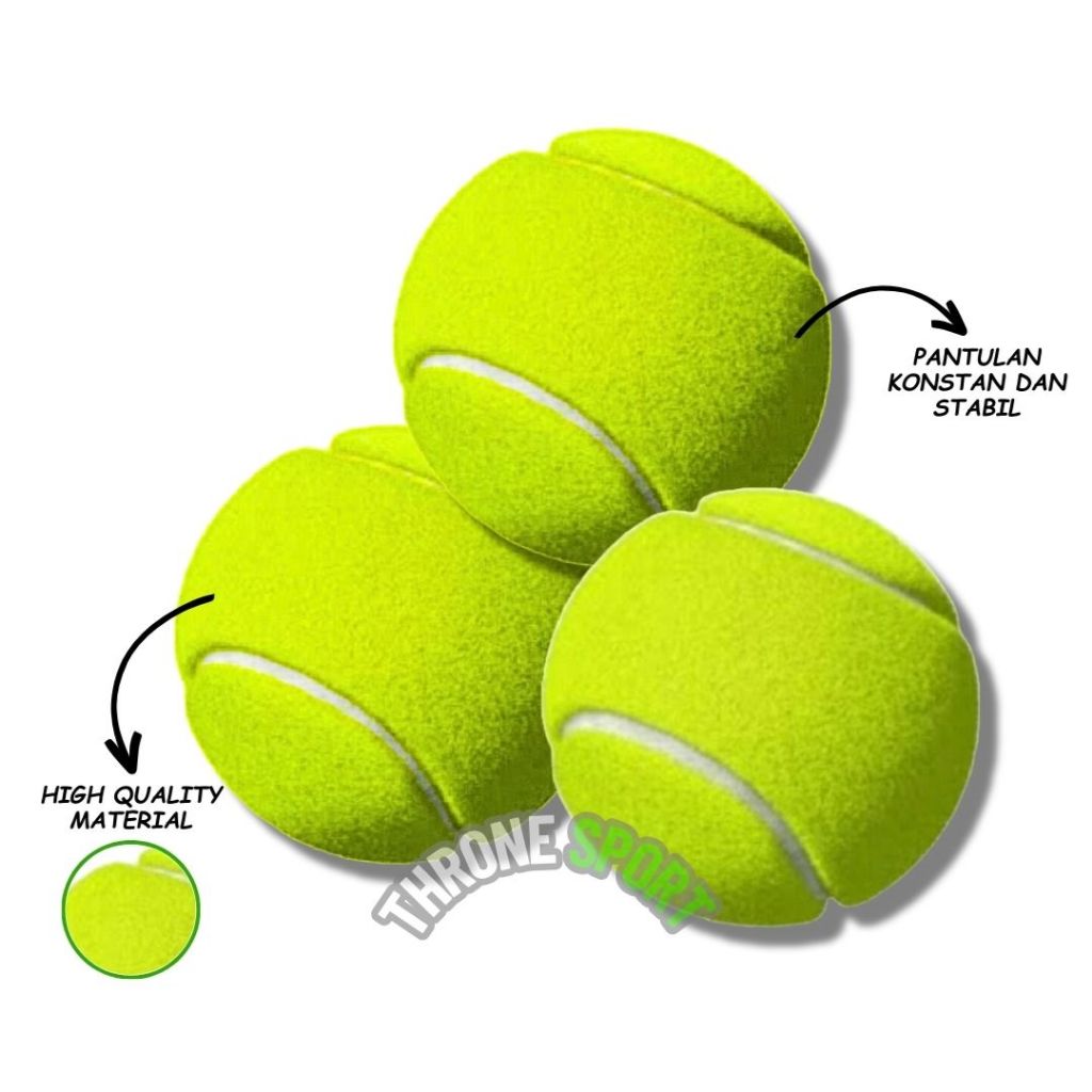 BOLA TENIS LAPANGAN BOLA TENIS HIJAU LAPANGAN