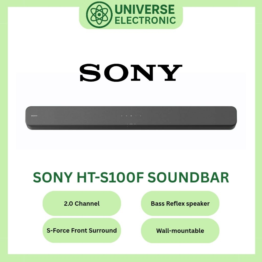 SONY HTS100F / HT-S100F / HT-S100 SINGLE SOUNDBAR