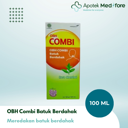 OBH Combi Batuk Berdahak Menthol Sirup 100 mL Untuk Batuk Berdahak Dewasa