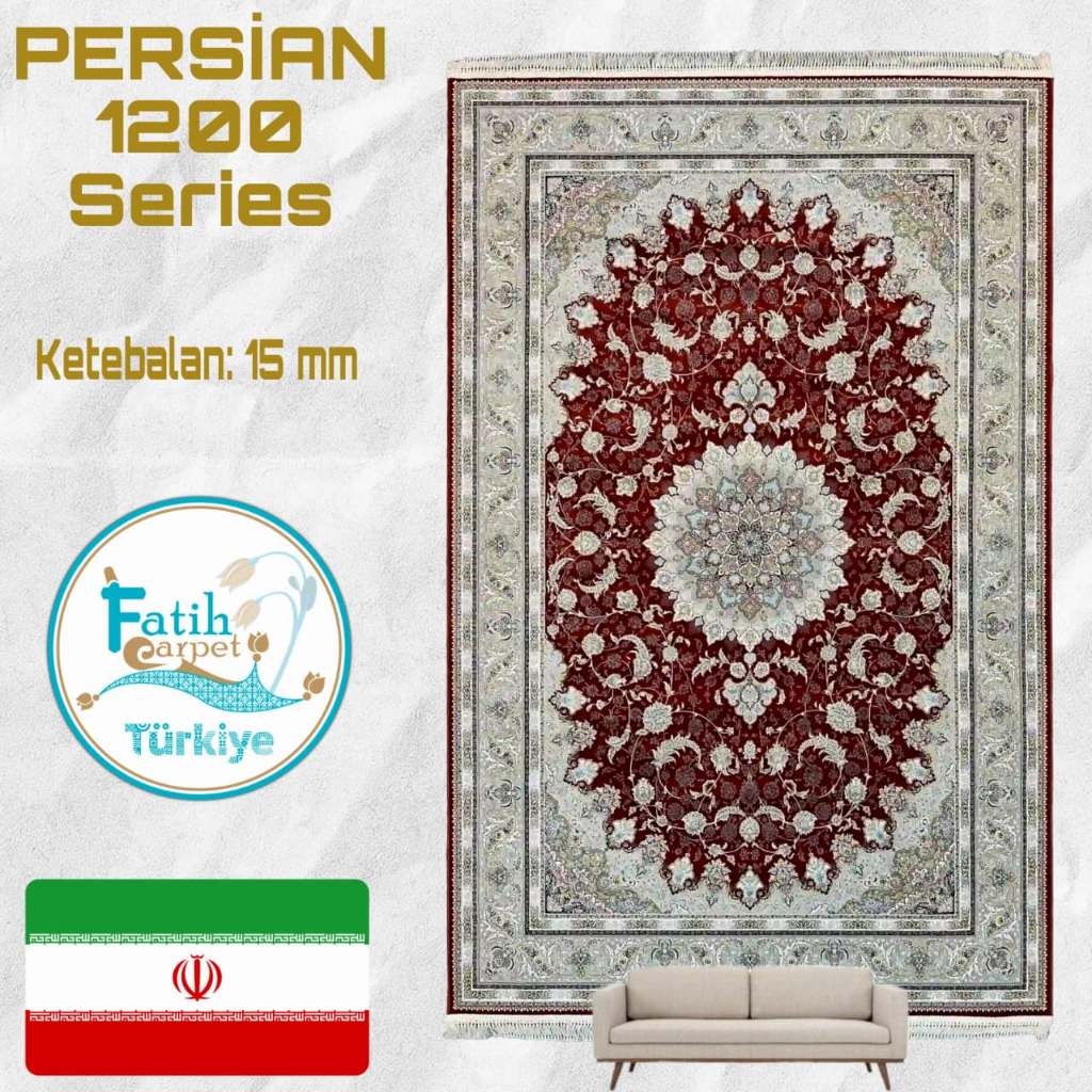 Karpet Premium Klasik Import Iran Reeds 1200 - I13