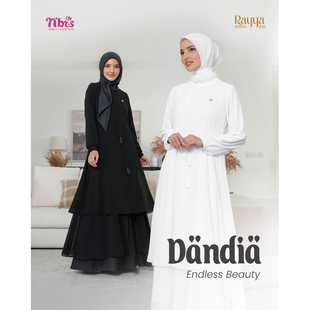 DANDIA BLACK DANDIA BROKEN WHITE GAMIS PUTIH POLOS GAMIS HAJI UMROH GAMIS PUTIH GAMIS REMAJA PUTIH H