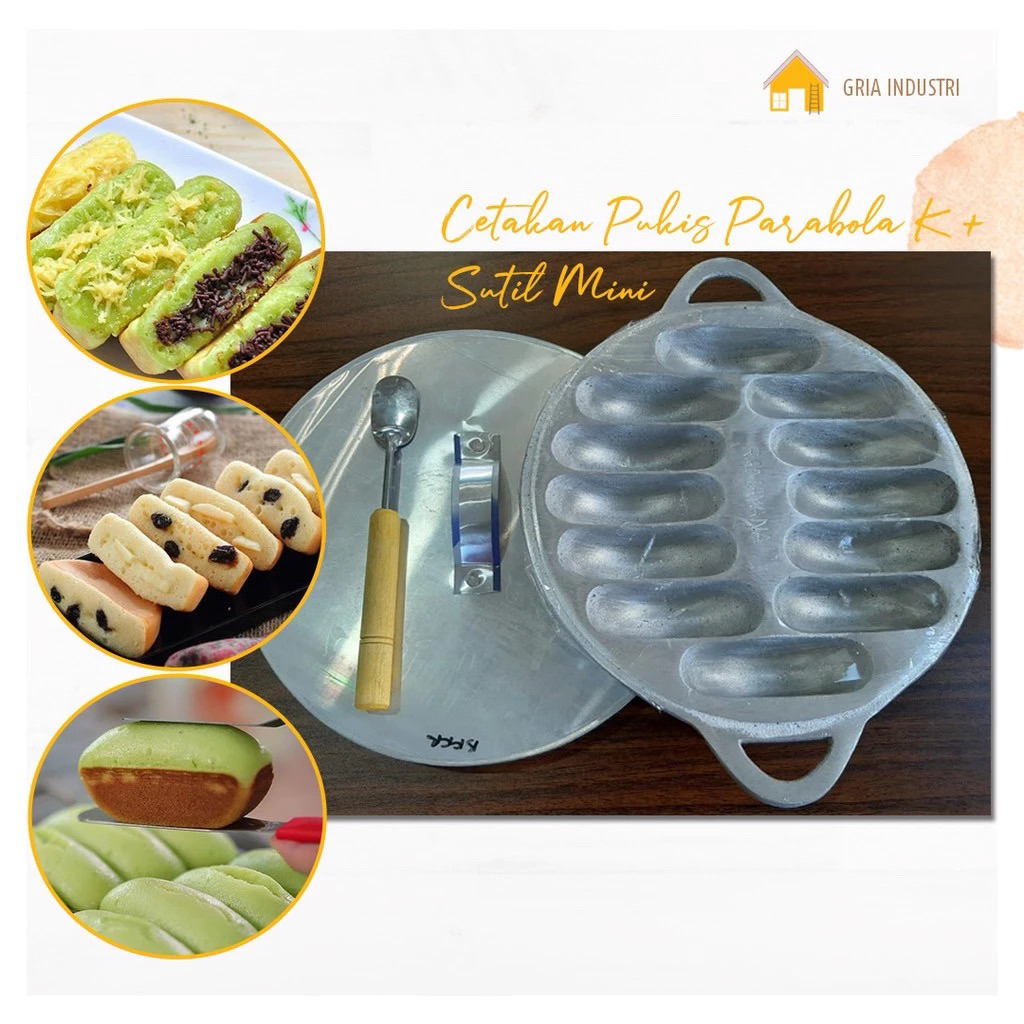 Cetakan Kue Pukis Bulat Isi 12 Besar / Cetakan Aluminium