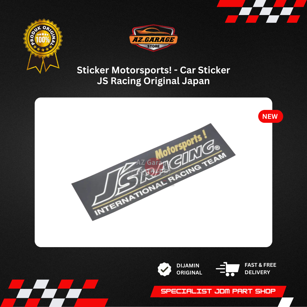 Sticker JS Racing Motorsports Original Japan