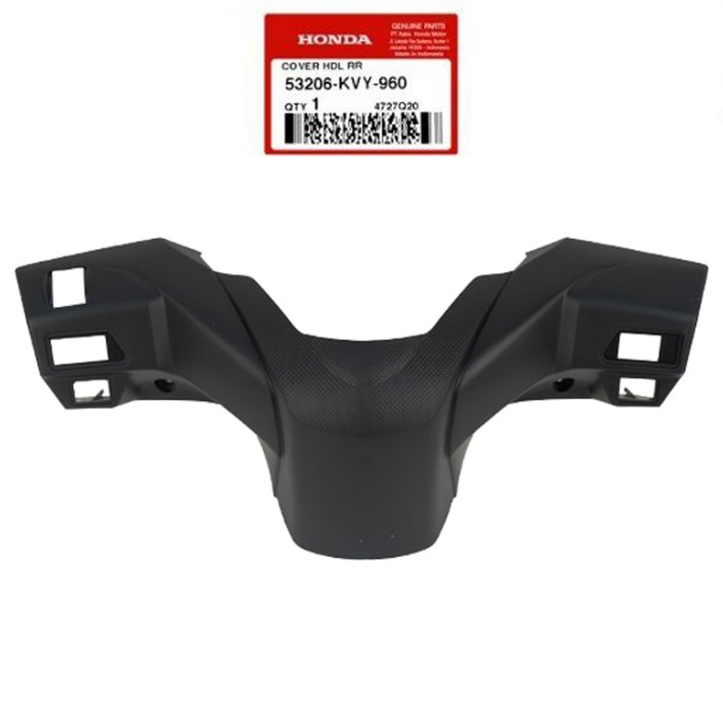 Original AHM Cover Batok Belakang Honda BeAT Karburator KVY 53206-KVY-960 53206 KVY 960 53206KVY960