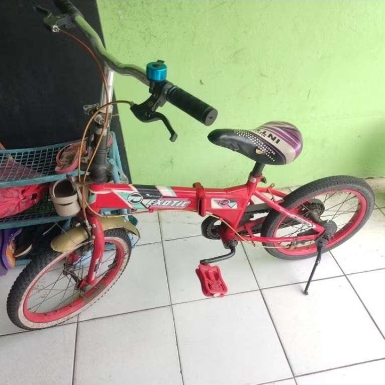 Sepeda lipat anak exotic dari Pasific 16 inch anak 4-8 th bekas