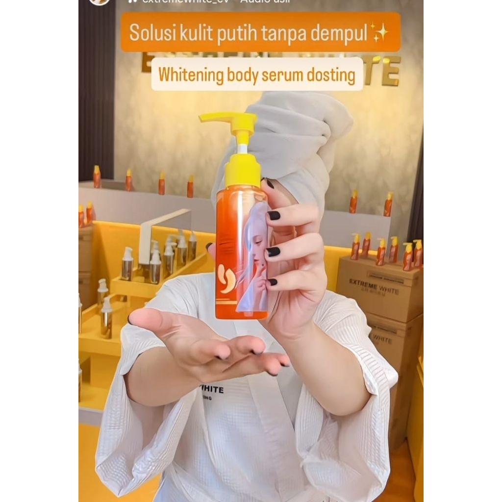 Whitening body serum dosting serum badan aha serum lotion  aha handbody pemutih badan thailand