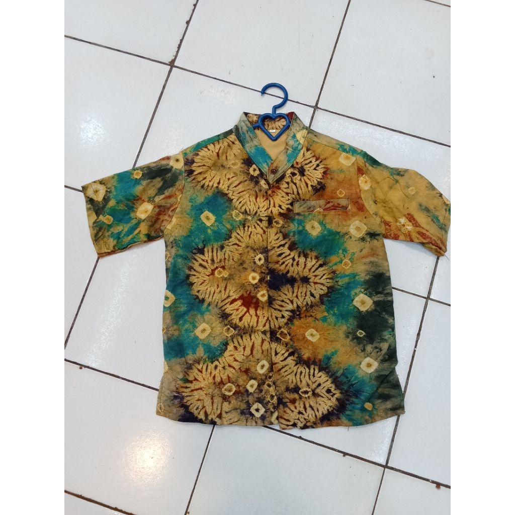 kemeja anak jumputan asli Palembang