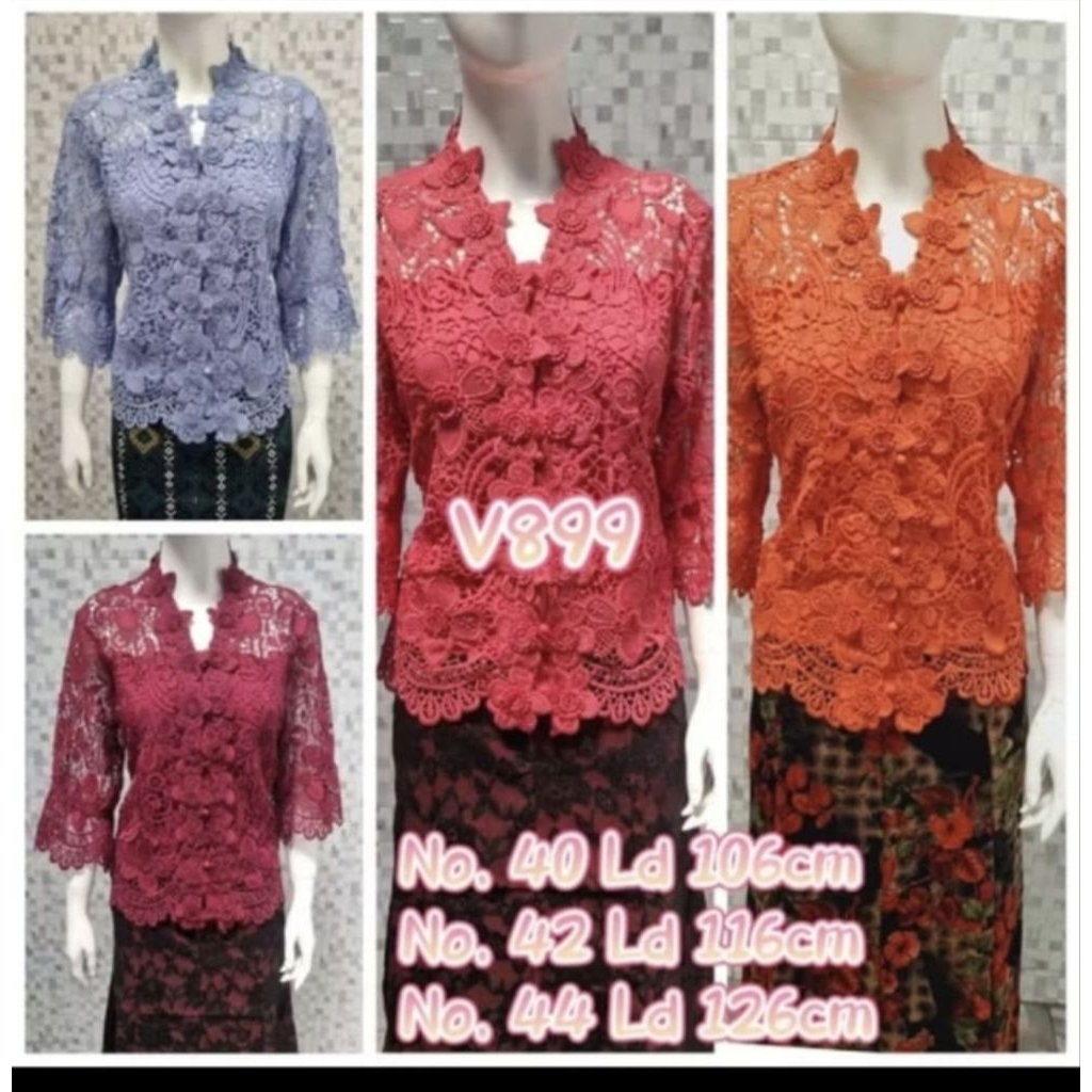 atasan brokat  bangkok premium baju wanita terbaru