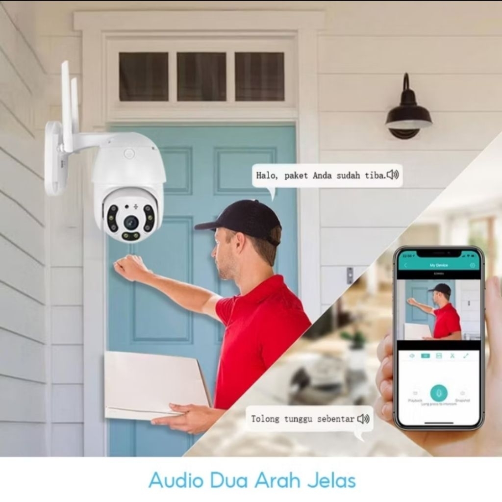 CCTV WIFI V380PRO ANTEN 8MP