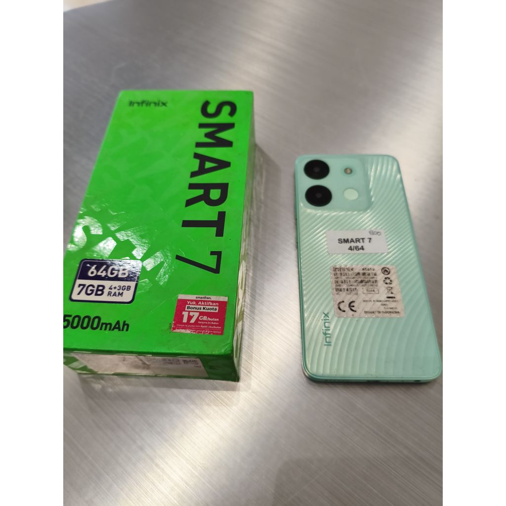 INFINIX SMART 7 UNIT SECOND ORIGINAL BERGARANSI RESMI