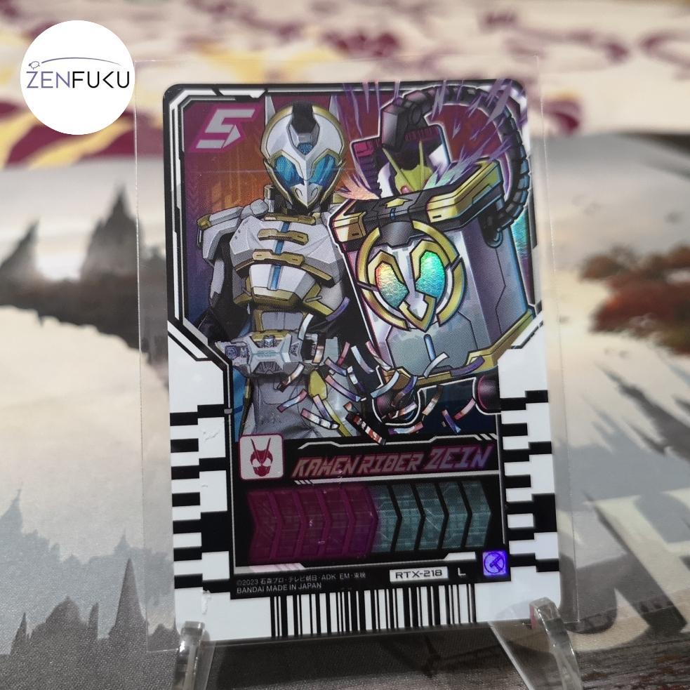 Kamen Rider Zein L Phase EX02 RTX-218[L] Ride Chemy Trading Card TCG Kartu | Gotchard | Rider Outsid