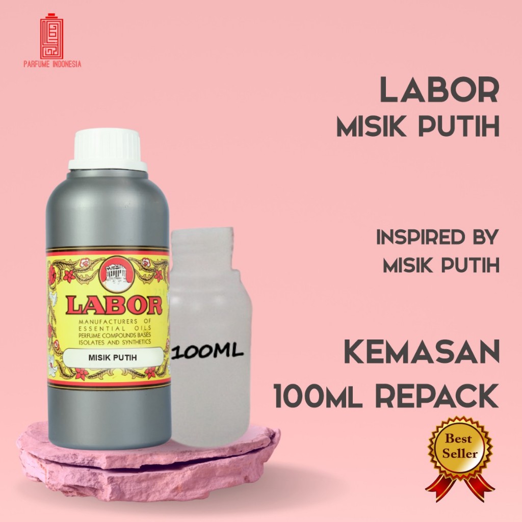 bibit parfum murni MISIK PUTIH | LABOR 100ML REPACK