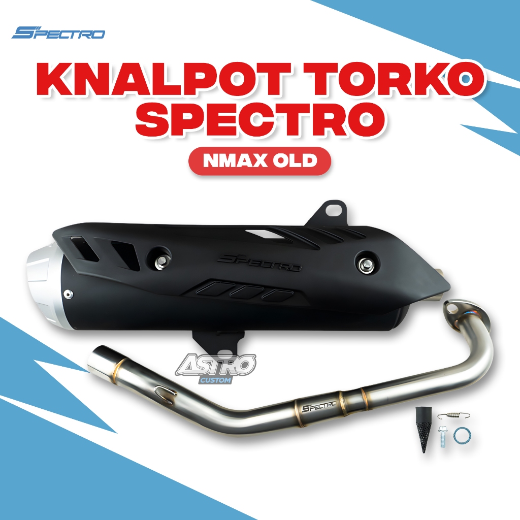Spectro Knalpot Torko Nmax 155 Old Aerox Mio M3 125 Fi Karbu Kenalpot Full Package Adem Universal